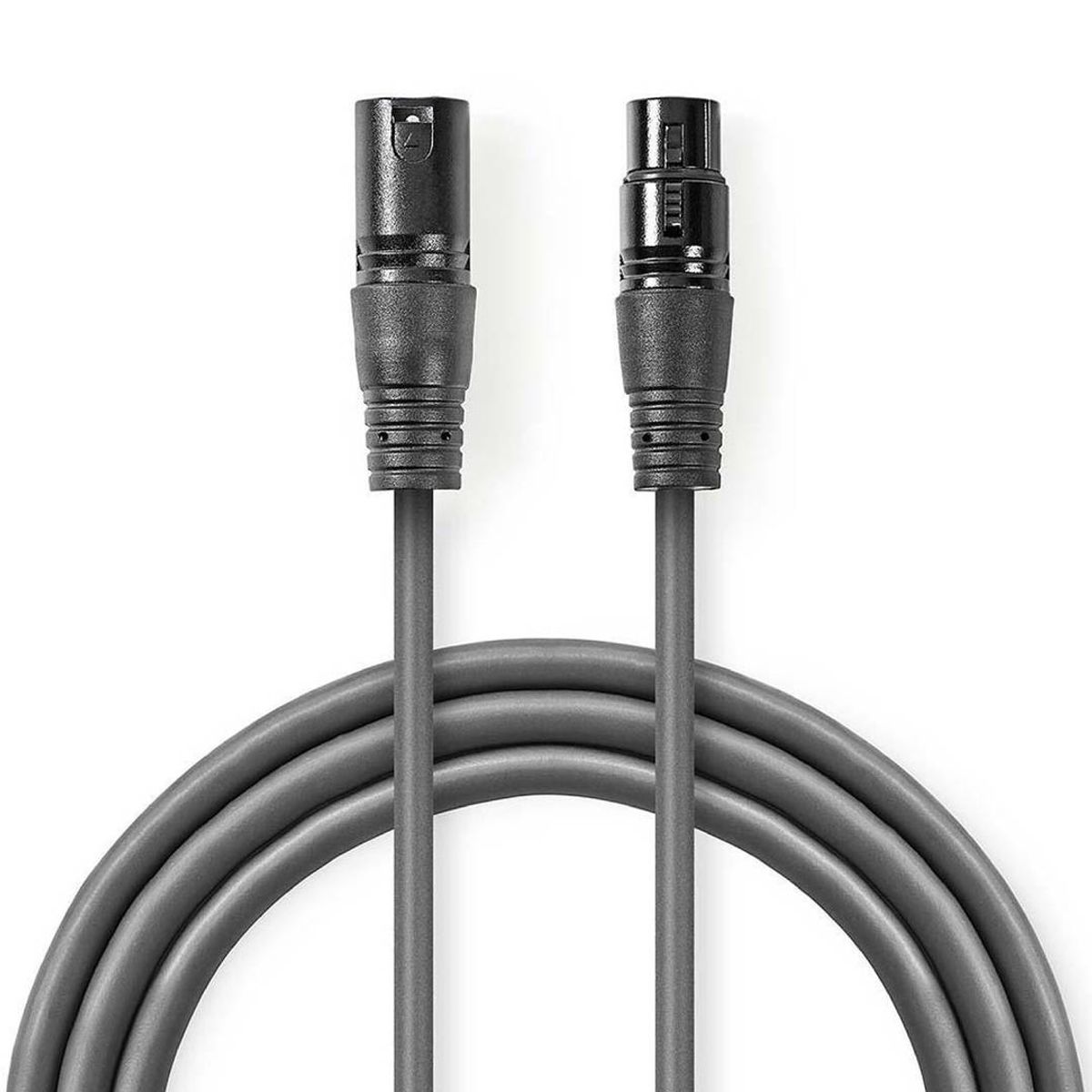 GENERICO - Cable XLR para Microfono XLR(M) - XLR(F) 5 Metros ARX