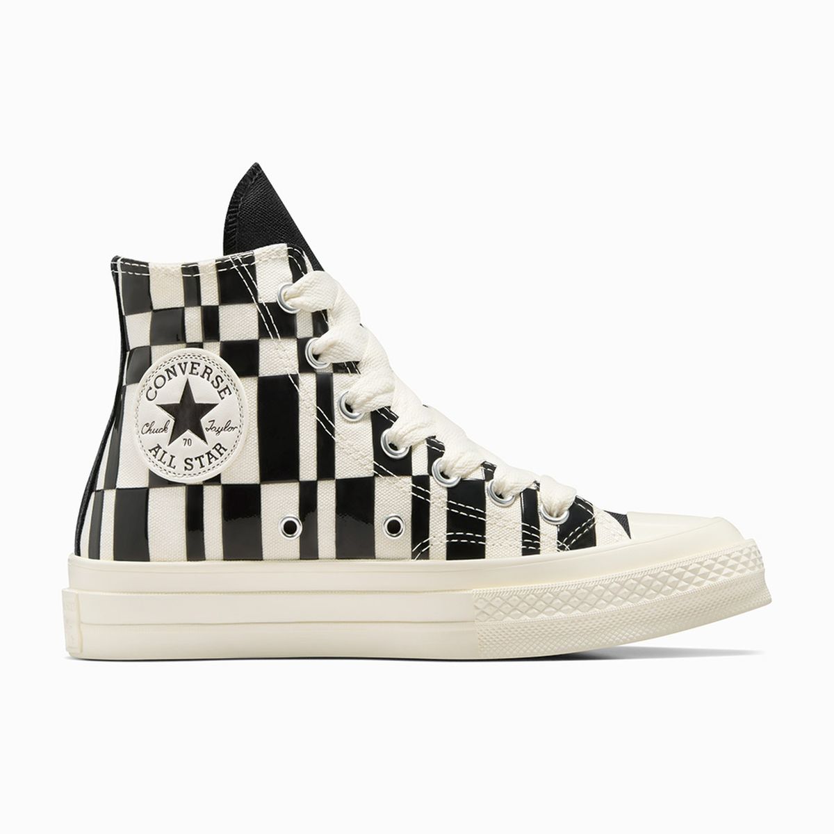CONVERSE - Zapatilla Converse Chuck 70 Checkered Mujer Gris