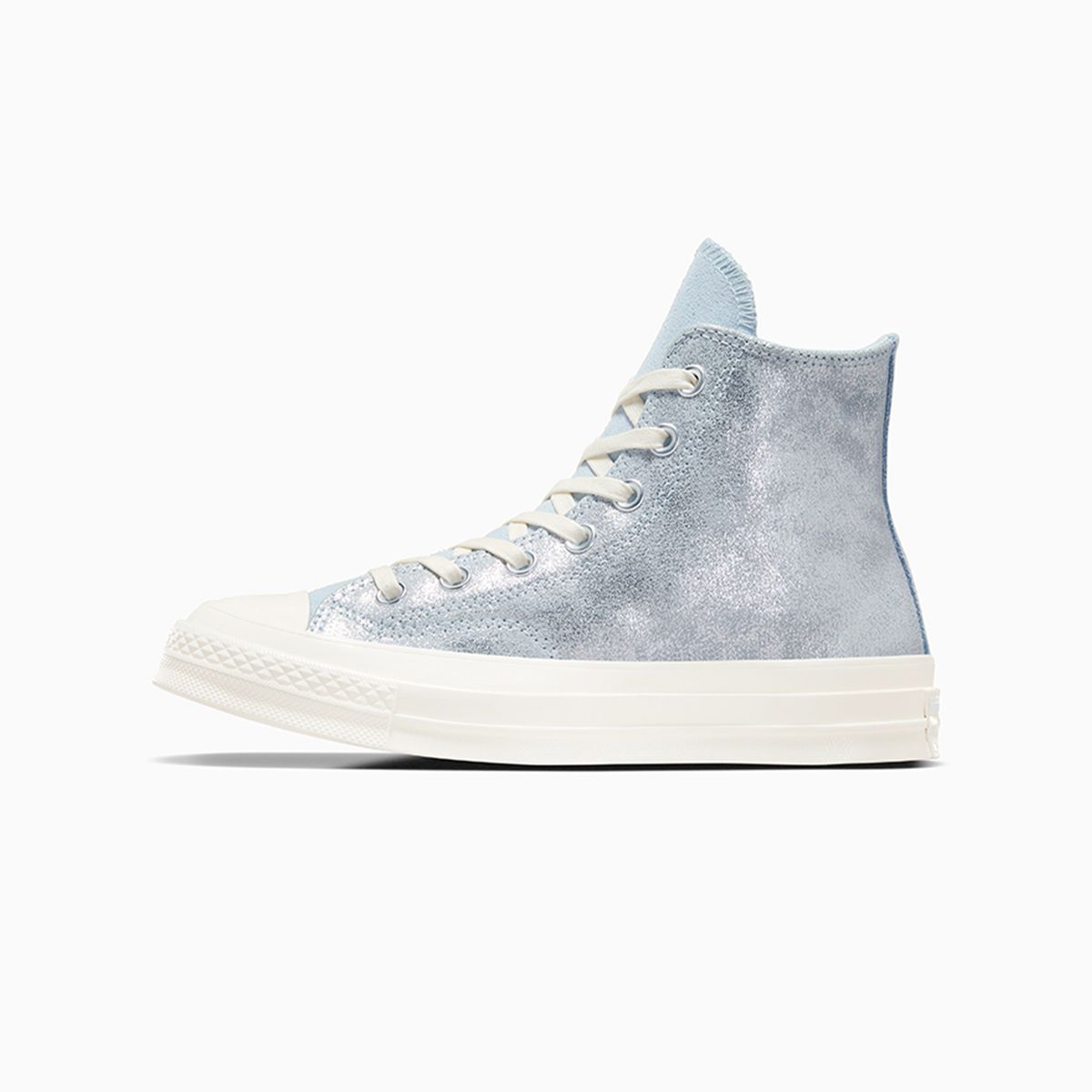 CONVERSE - Zapatilla Converse Chuck 70 Suede Shimmer Mujer Gris
