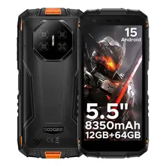 DOOGEE - Fire 3 Rugerizado 5.5 Android 15 8.350mah Compacto Naranja