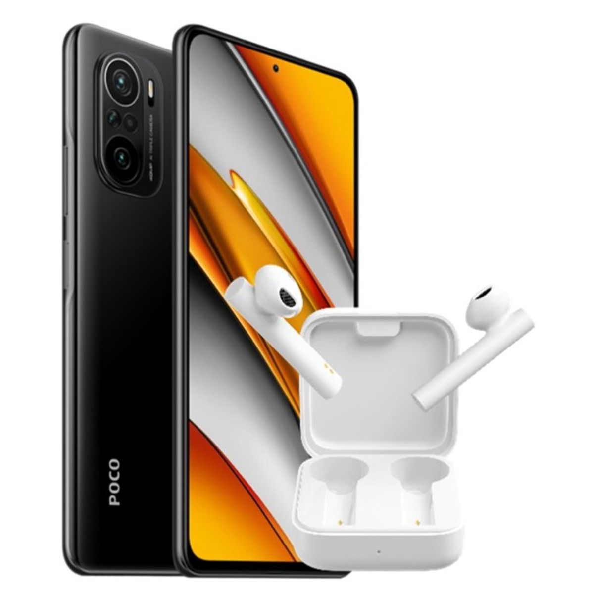 XIAOMI - POCO F3 256G  Mi True WirelessEarphones 2 Basic