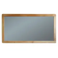 PLASTIMAR - Espejo Irrompible Borde Madera