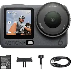 DJI - Osmo Action 6 Standard Combo, 4K120fps, 1/1.1 Sensor, f/2-f/4, 4h Battery