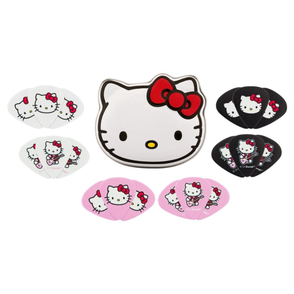 FENDER - Estuche de púas Hello Kitty Fender x18 unid.