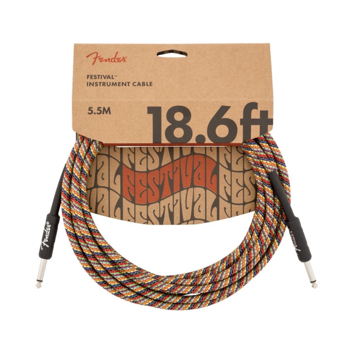 FENDER - Cable de instrumento Festival 5,5m Fender