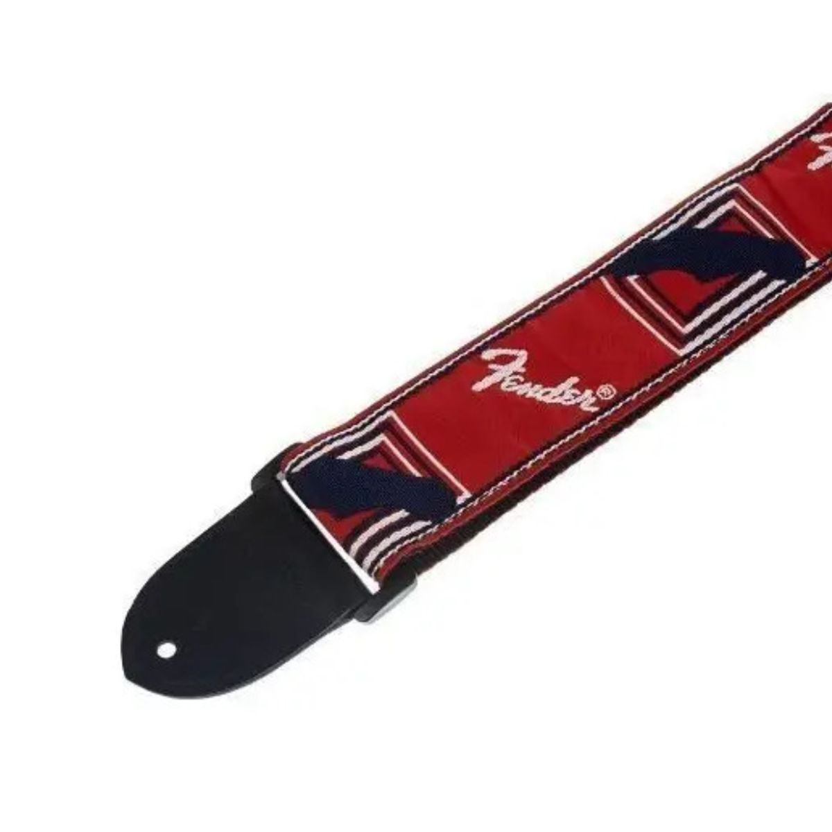 FENDER - Correa 2" monograma Fender tricolor Red