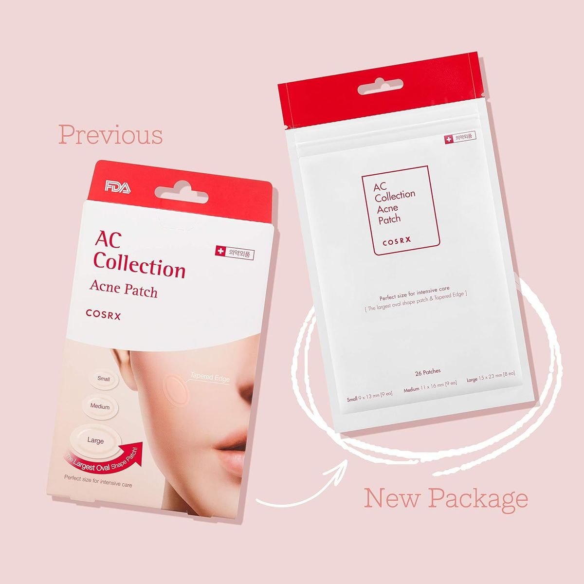 COSRX - AC Collection Acne Patches - 26 parches CosRX