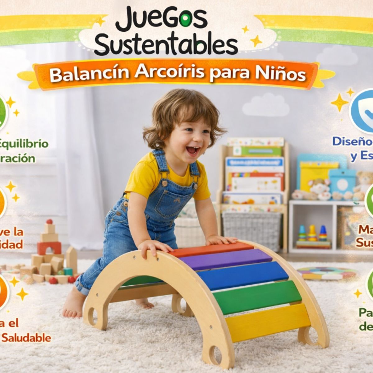 GENERICO - Juegos Sustentables - Balancín Arcoiris