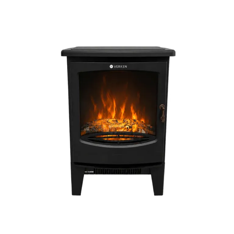 VERKEN Calefactor Chimenea Eléctrica Fiura 1800W -