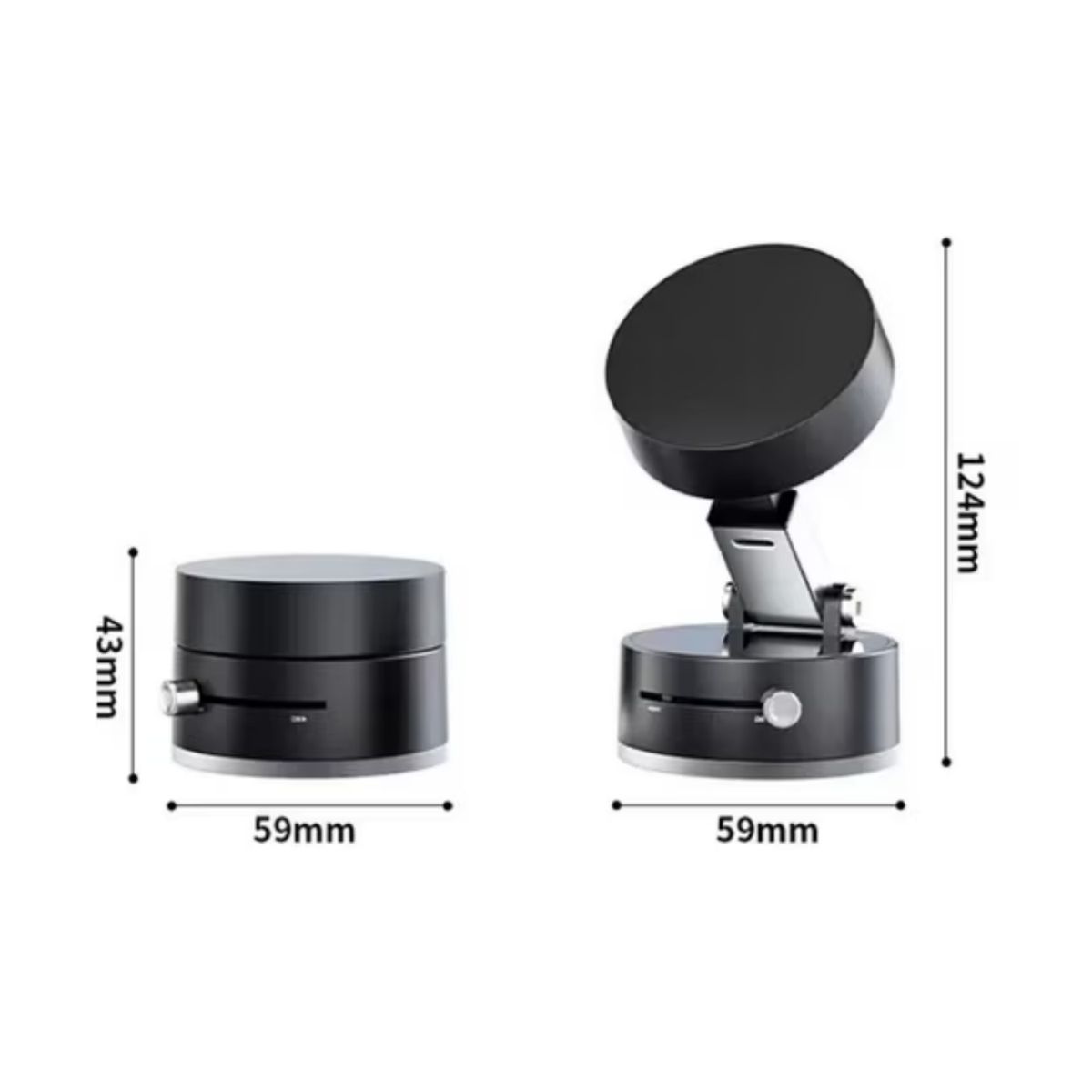 GENERICO - Soporte Celular Magnético Succión Vacío Auto MagSafe 360°