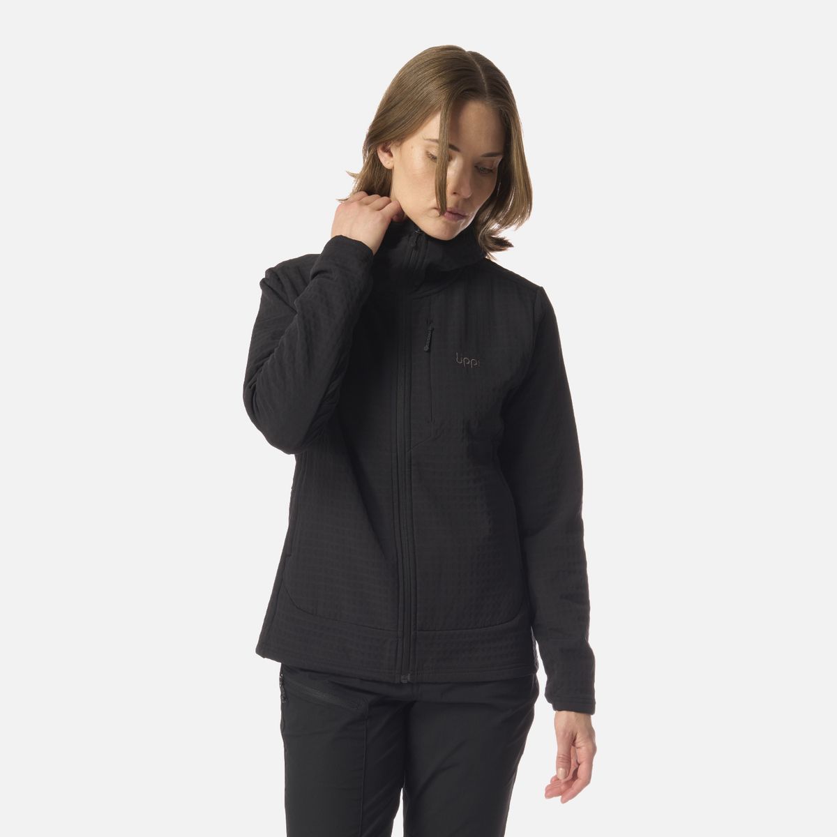 LIPPI - Polar Mujer Viedma 2000 Shaggy-Pro Jacket Negro Lippi