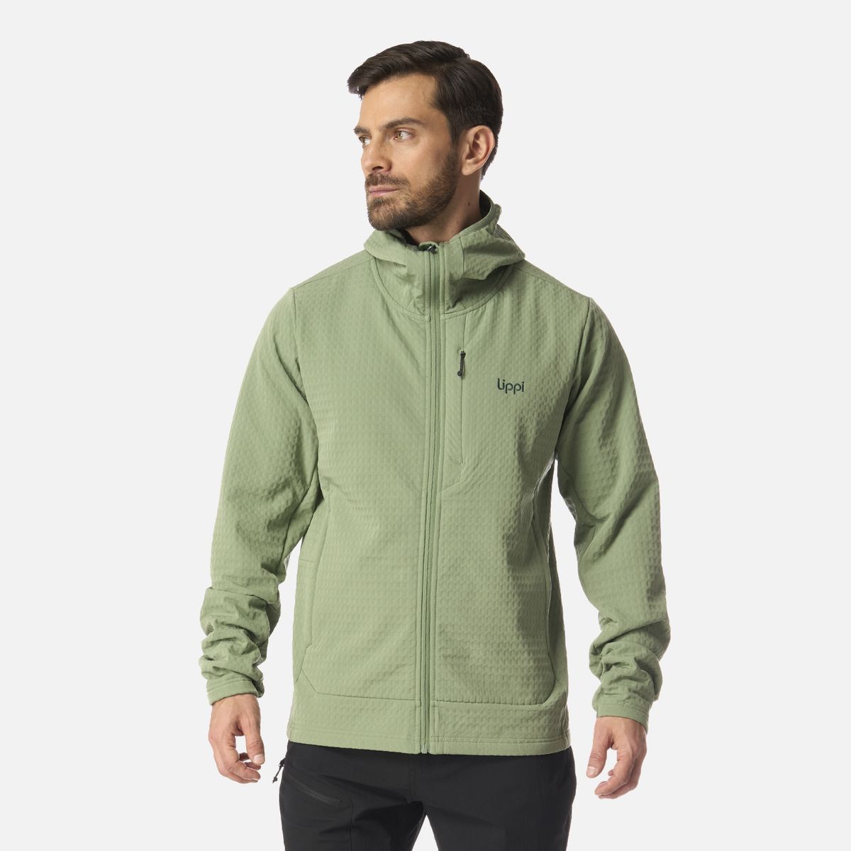 LIPPI - Polar Hombre Viedma 2000 Shaggy-Pro Jacket Jade Oscuro Lippi