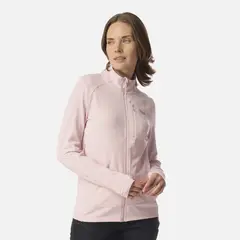 LIPPI - Polerón Mujer Viedma 1000 Nano-F Full Zip Rosa Claro I26
