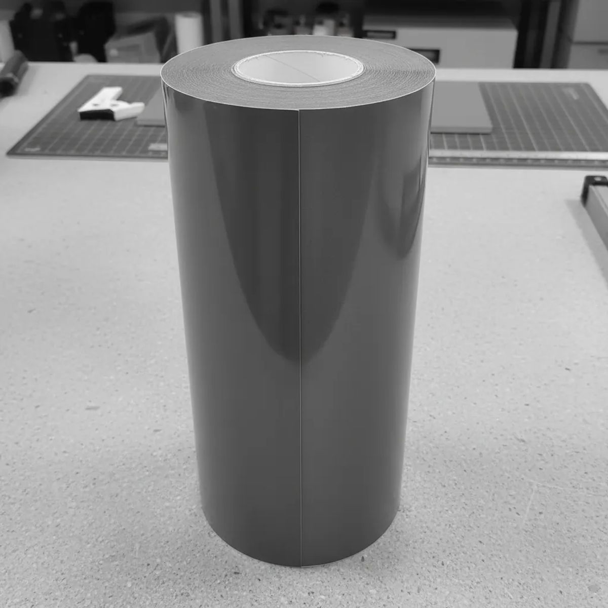 NEON - Vinilo Adhesivo De Corte Decorativo Gris Oscuro 30 Cms X 5 Mts