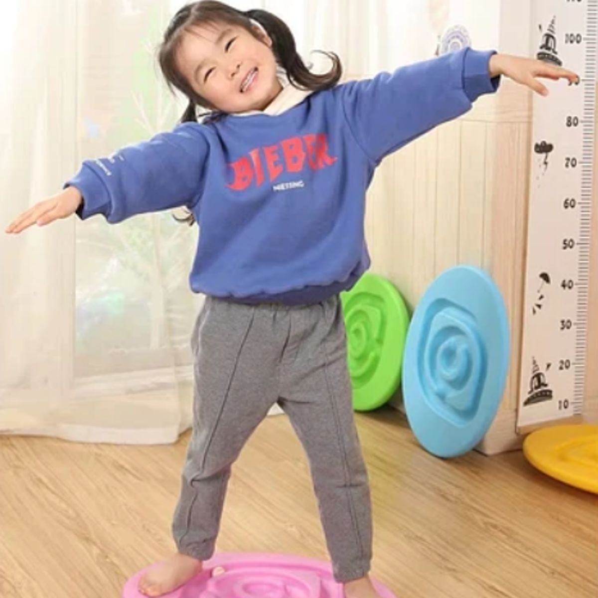 GENERICO - Tabla De Equilibrio Sensorial Para Niñas Tea Tdah Autismo