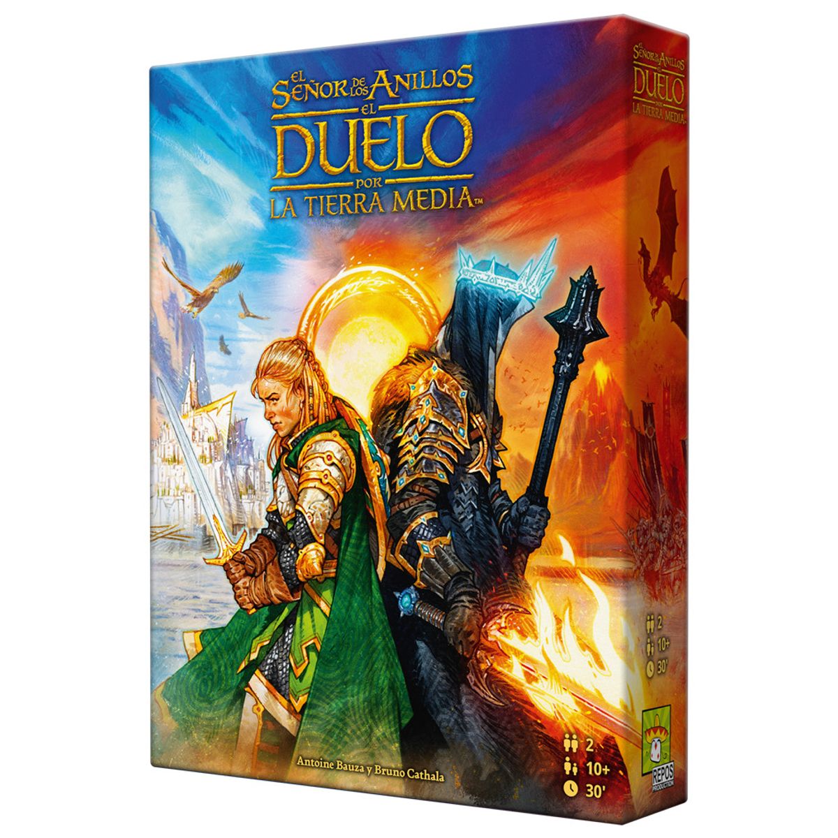 ASMODEE - 7 Wonders Duel Duelo por la Tierra Media - Juego Mesa