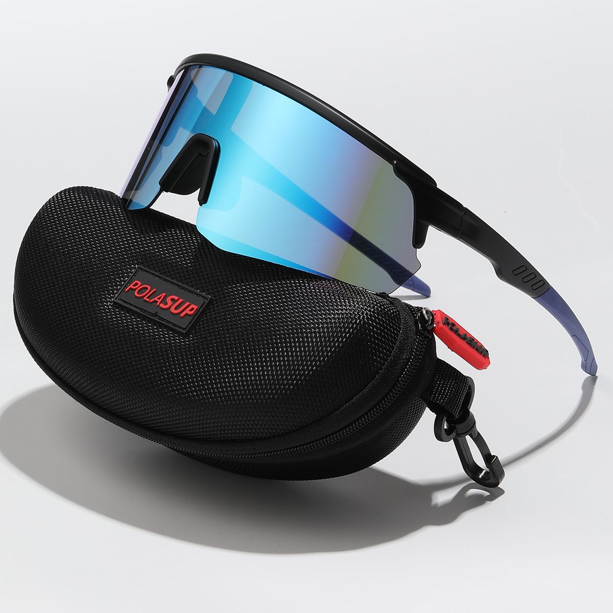 POLASUP - Lentes de Sol POLASUP Deportivos Polarizados UV400 Unisex pesca correr ciclismo marathon
