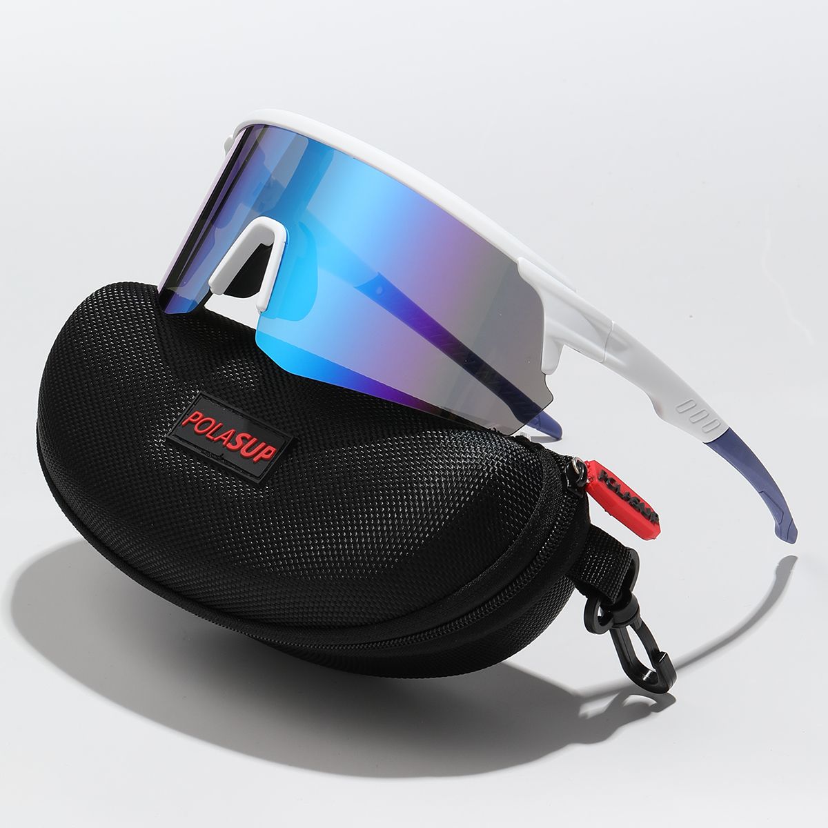 POLASUP - Lentes de Sol POLASUP Deportivos Polarizados UV400 Unisex pesca correr ciclismo marathon