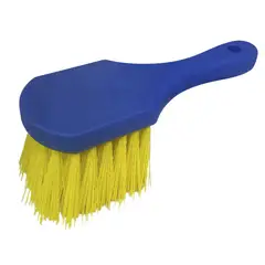 GENERICO - Cepillo para Neumático Mango Corto Cerda Dura
