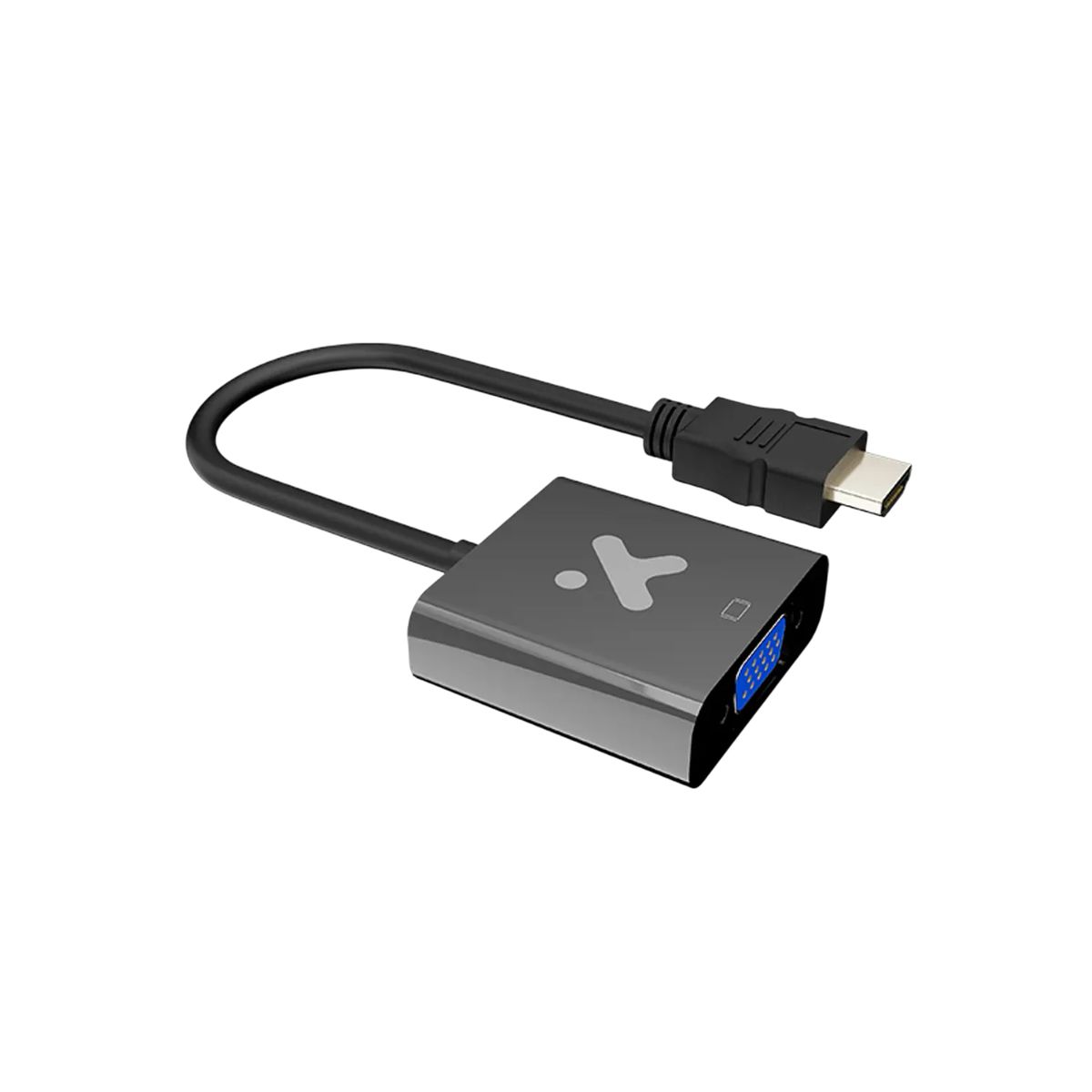 XTECH - Xtech XTC-384 Adaptador HDMI a VGA Convertidor de Video 1080p 60Hz, HDMI 19 Pin a VGA, Compatible con Laptop y Proyector