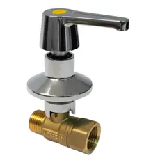 HOFFENS - Llave De Gas Para Encimera Media Hi-he Cromada Certificada