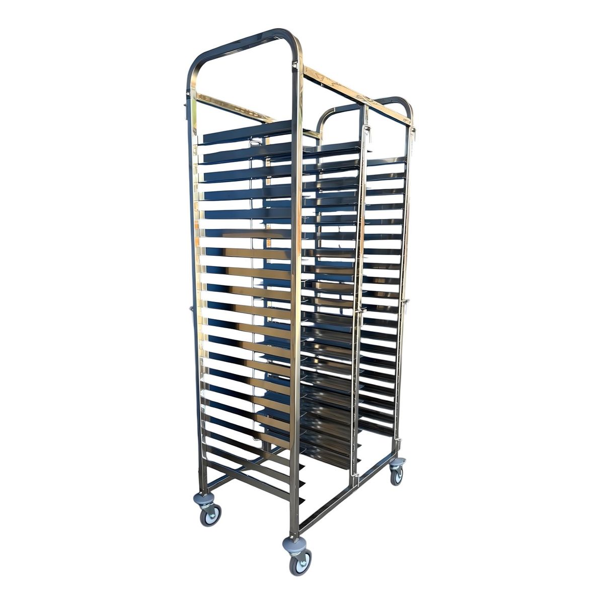 PROCHEF - Carro Bandejero Acero Inox. 40 Bandejas Casino 35x45 cm.