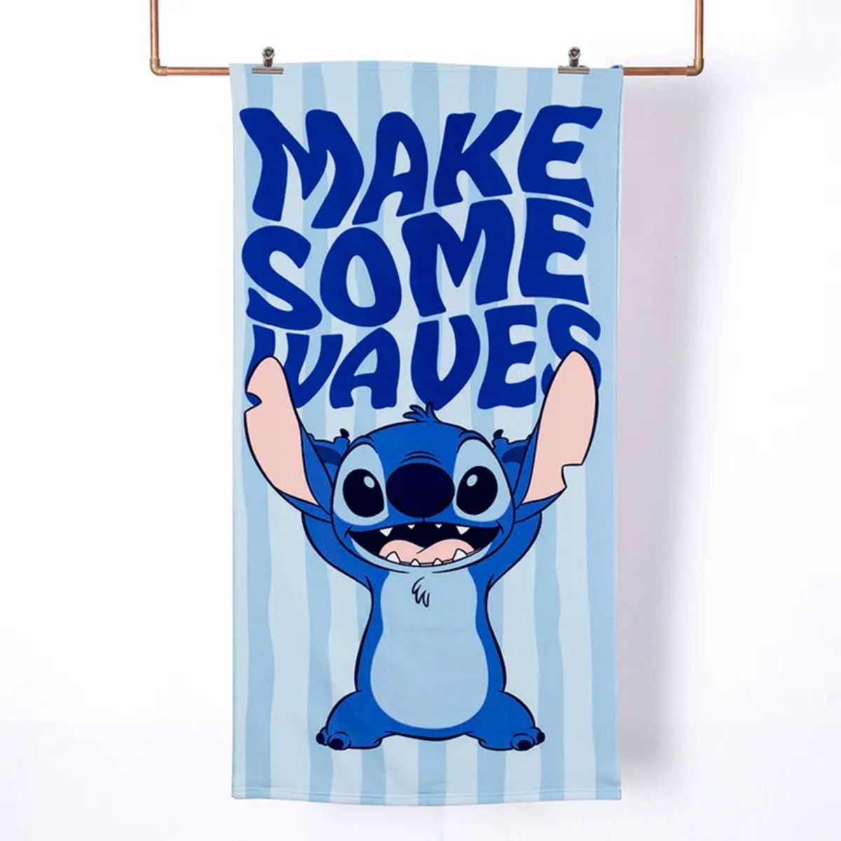 MASHINI - Toalla de playa 70x140 cm + Jockey Stitch Olas Mashini