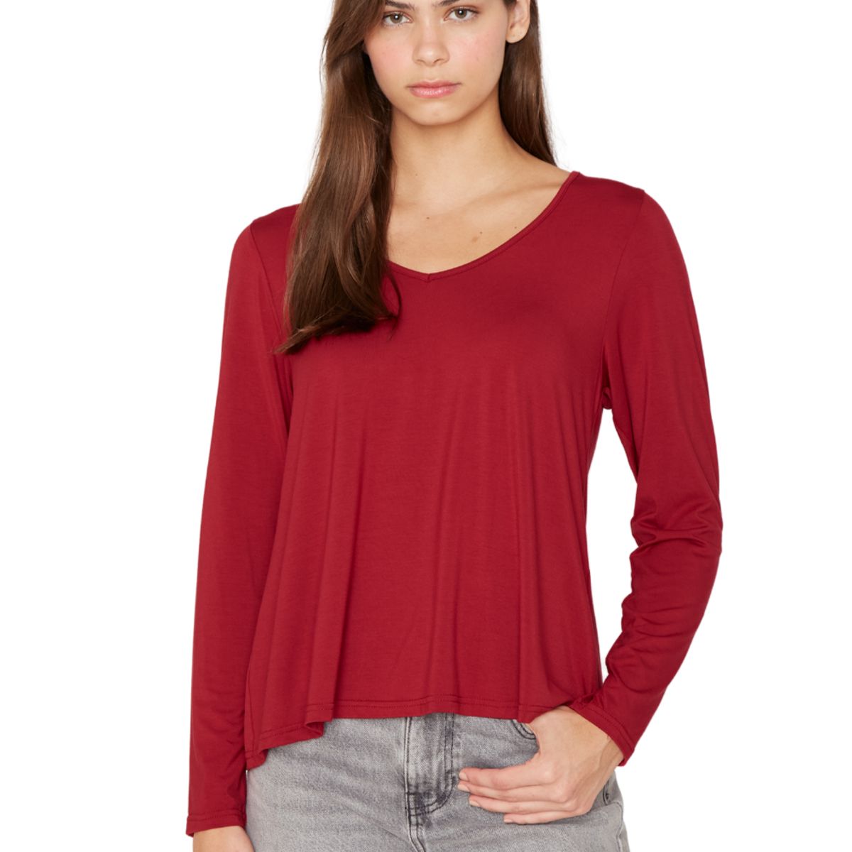 JACINTA TIENDA - Polera Frida III cherry Jacinta Tienda