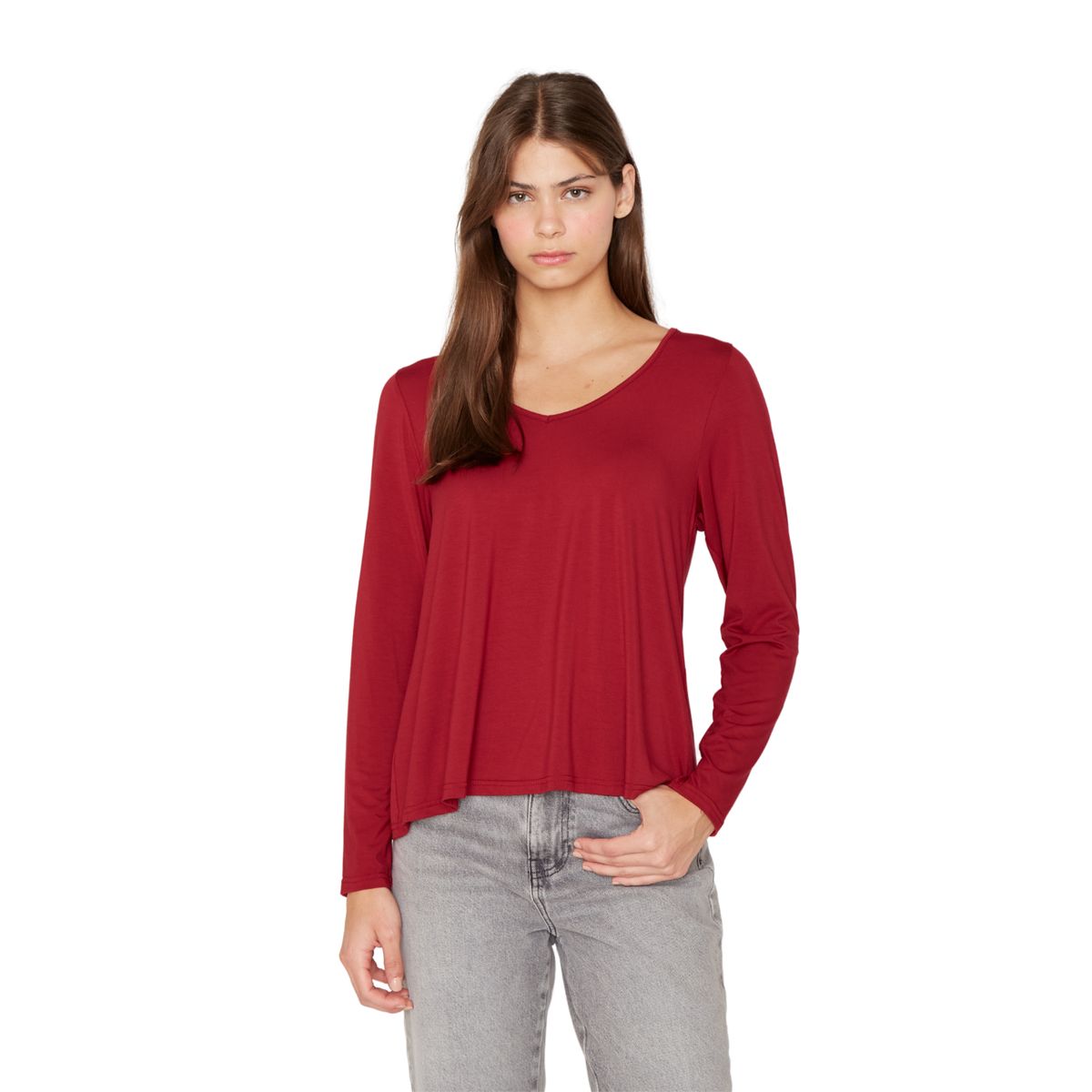 JACINTA TIENDA - Polera Frida III cherry Jacinta Tienda