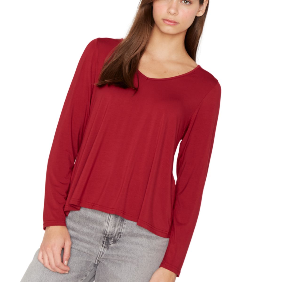 JACINTA TIENDA - Polera Frida III cherry Jacinta Tienda