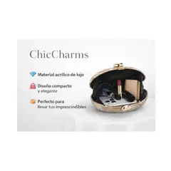 COMPUTECH - Cartera De Fiesta Mujer Clutch Sobre Perlado Matrimonio Gala Beige