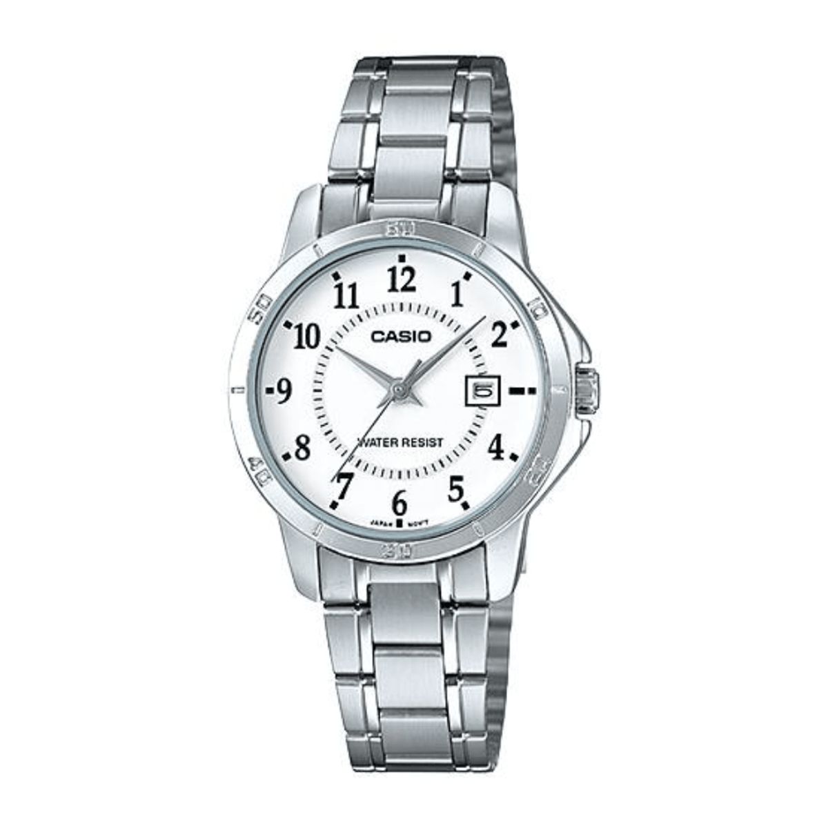 CASIO - RELOJ CASIO LTP-V004D-7BUDF PLATEADO MUJER