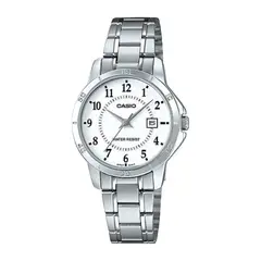 CASIO - RELOJ LTP-V004D-7BUDF PLATEADO MUJER