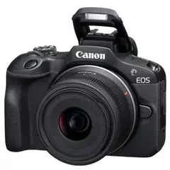 CANON - EOS R100 4K Camera Double Zoom Lens + RF-S18-45mm & RF75-300mm