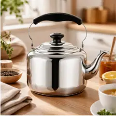 VITTA - Tetera Acero Inoxidable 4 Litros Tradicional Familiar