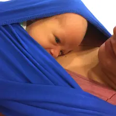 MITIMA - Portabebé Fular Azulino