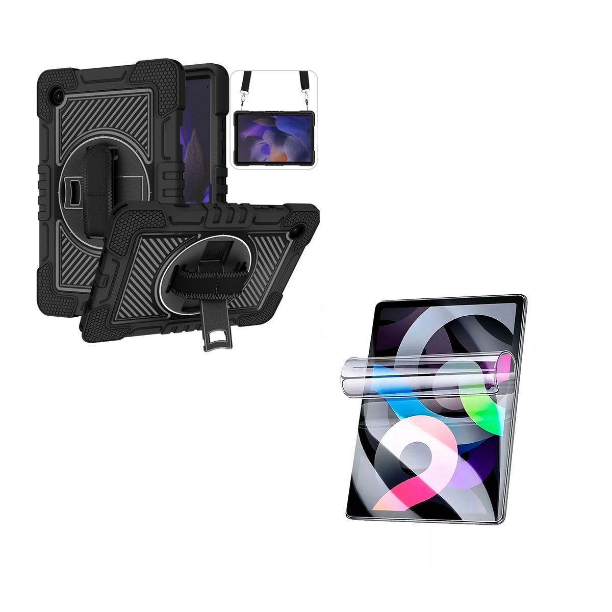 JOIGO - Funda Armadura 360 Lamina Clear Para Tablet Samsung A11 Plus