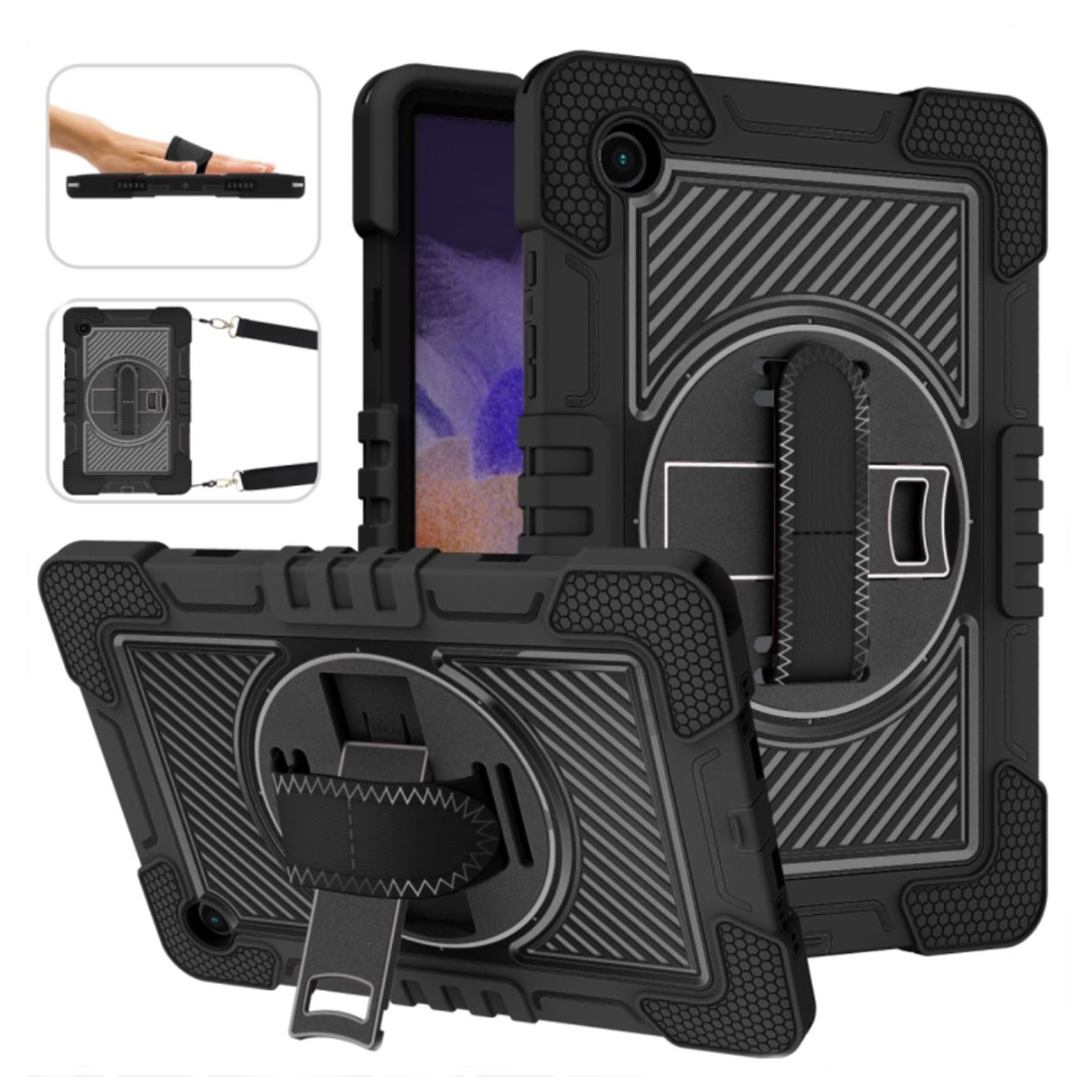 JOIGO - Funda Armadura 360 Lamina Clear Para Tablet Samsung A11 Plus