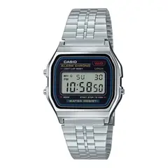 CASIO - Reloj Vintage A159W-N1DF Plateado MADE IN JAPAN