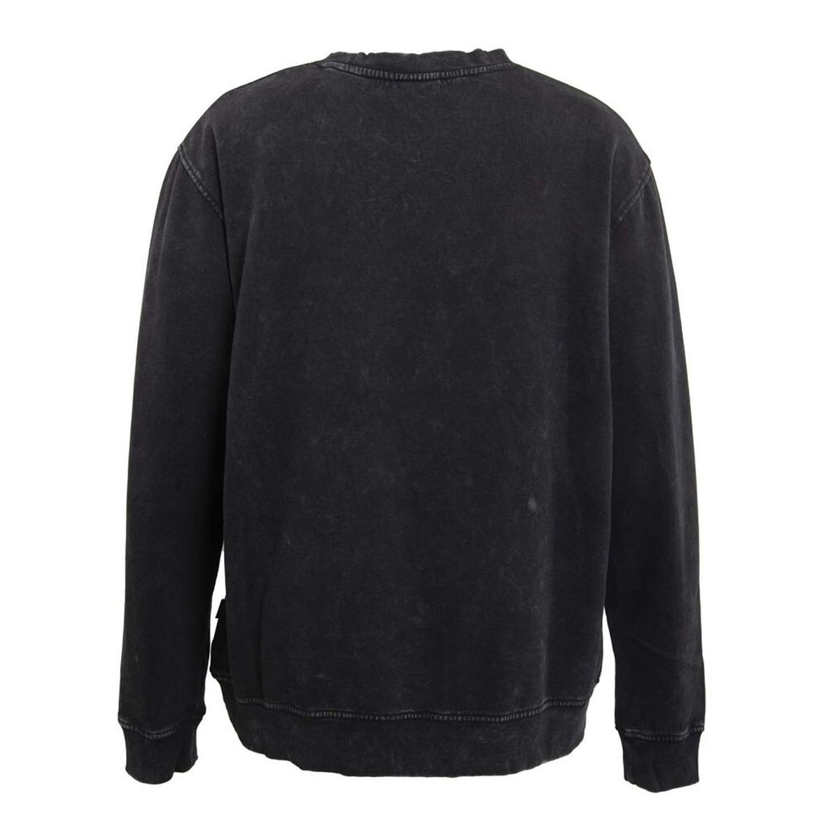 NIXON - Polerón Hombre Nixon Zipper Black Logo Back Rainbow