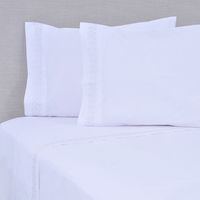 Sábana Bordada 180 Hilos 2 Plazas Puntos