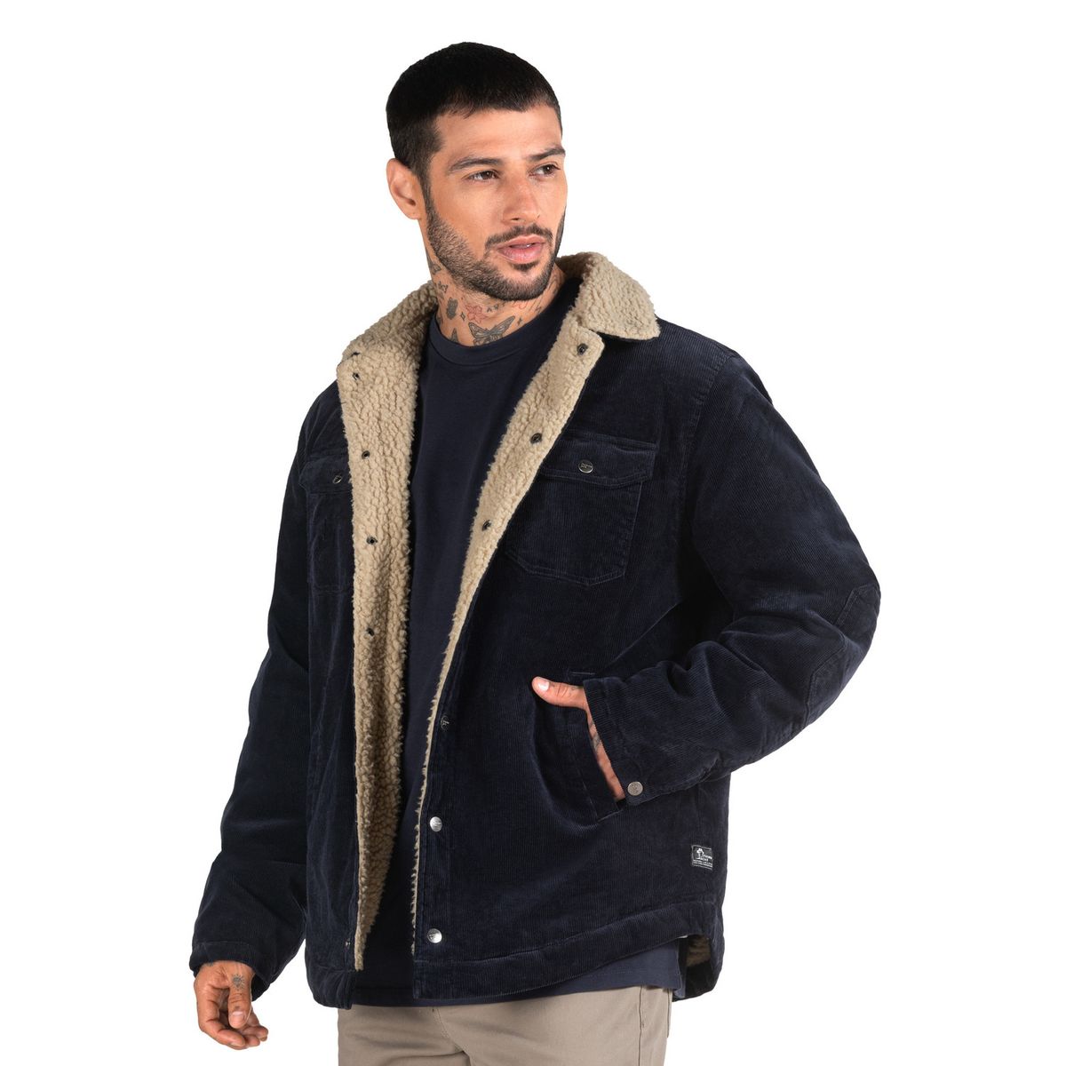PANAMA JACK - Chaqueta Hombre Cotelé Chiporro Azul Panama Jack