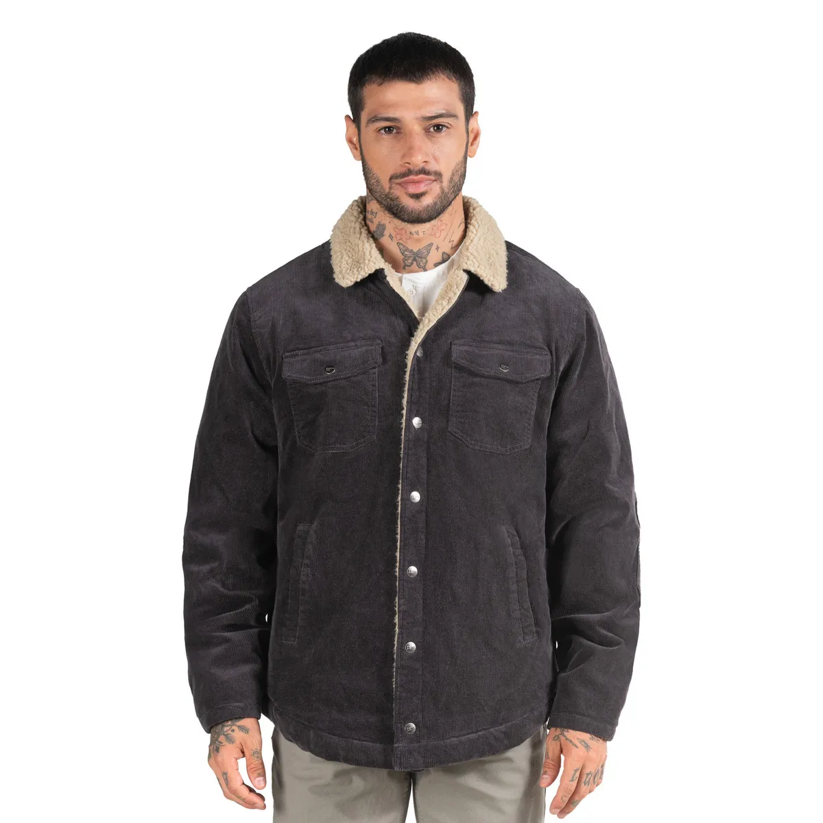 PANAMA JACK - Chaqueta Hombre Cotelé Chiporro Gris Panama Jack