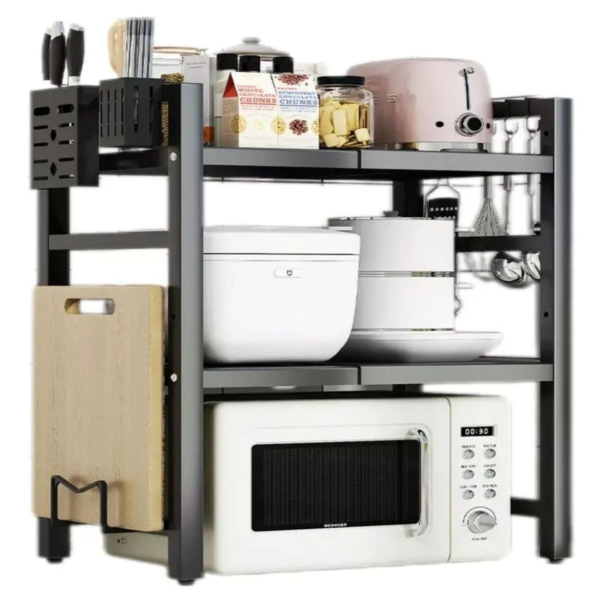 GENERICO - Estante Repisa Extensible Horno Microondas Rack Organizador