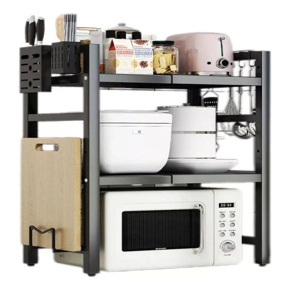 GENERICO - Estante Repisa Extensible Horno Microondas Rack Organizador