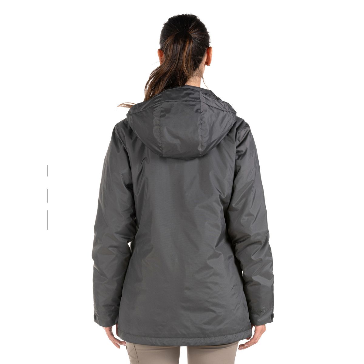 PANAMA JACK - Parka Mujer Impermeable Larga Outdoor Gris Panama Jack