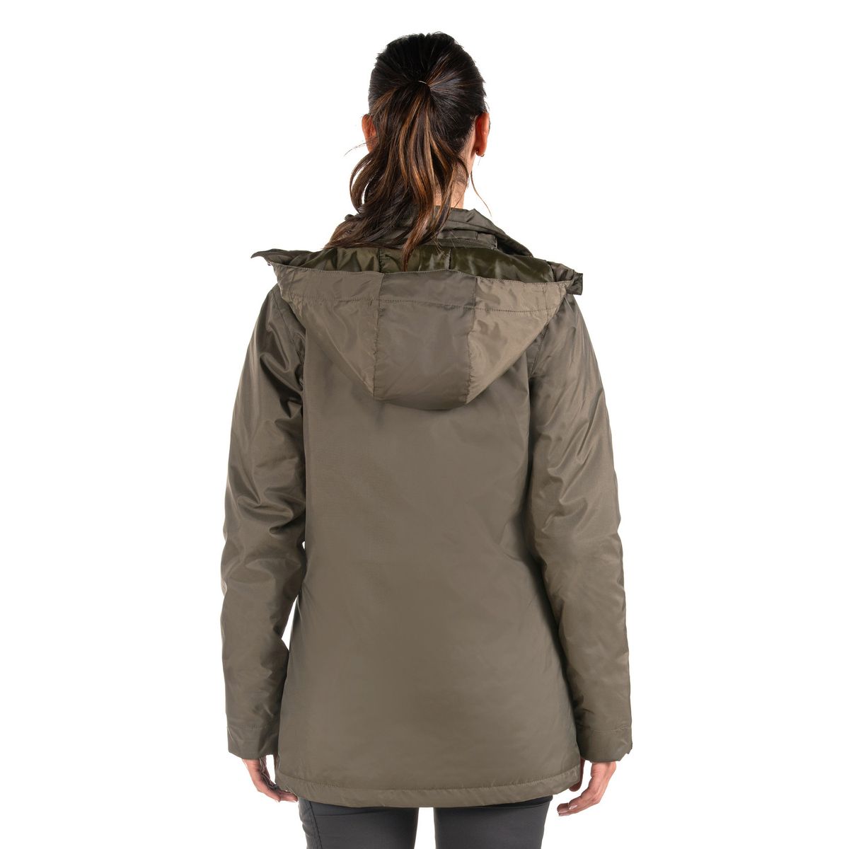 PANAMA JACK - Parka Mujer Impermeable Larga Outdoor Verde Panama Jack