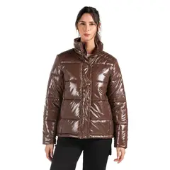 PANAMA JACK - Parka Mujer Acolchada Marrón