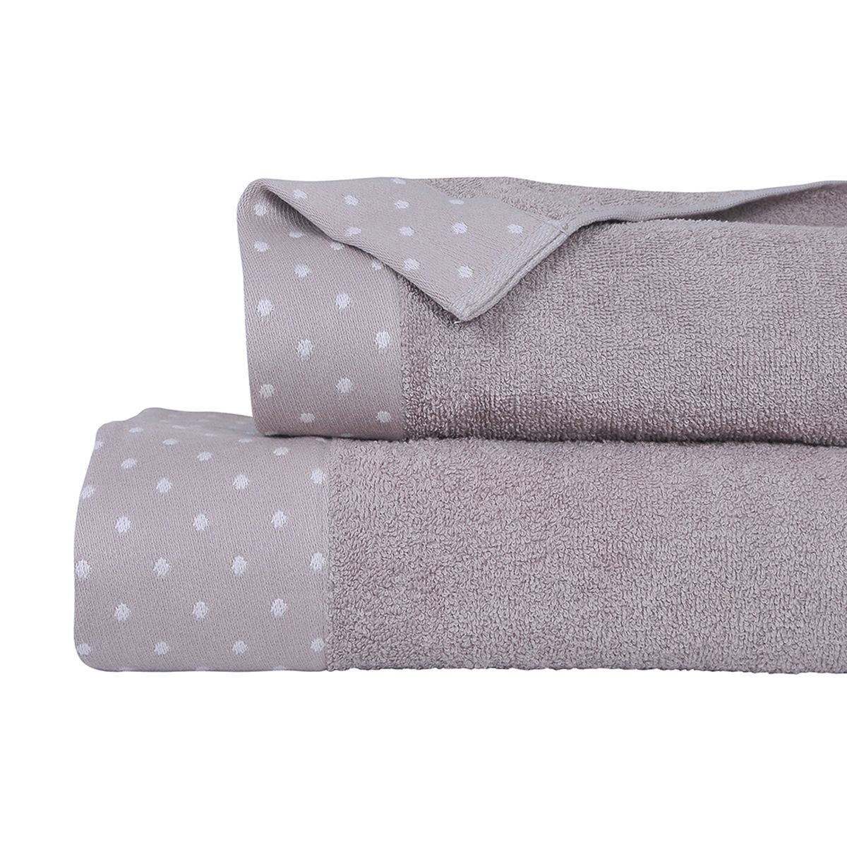 MASHINI - Juego de Toallas 2 Set Elite 450g Taupe Mashini