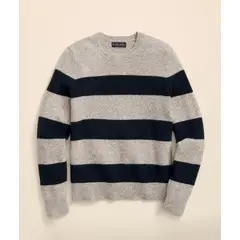 BROOKS BROTHERS - Sweater Hombre Wool Ragg Stripe Beige